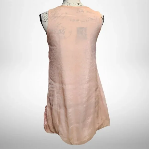 Sue Wong Beautiful Pink Rosette Roses Dress - Size 6 - Picture 7 of 12